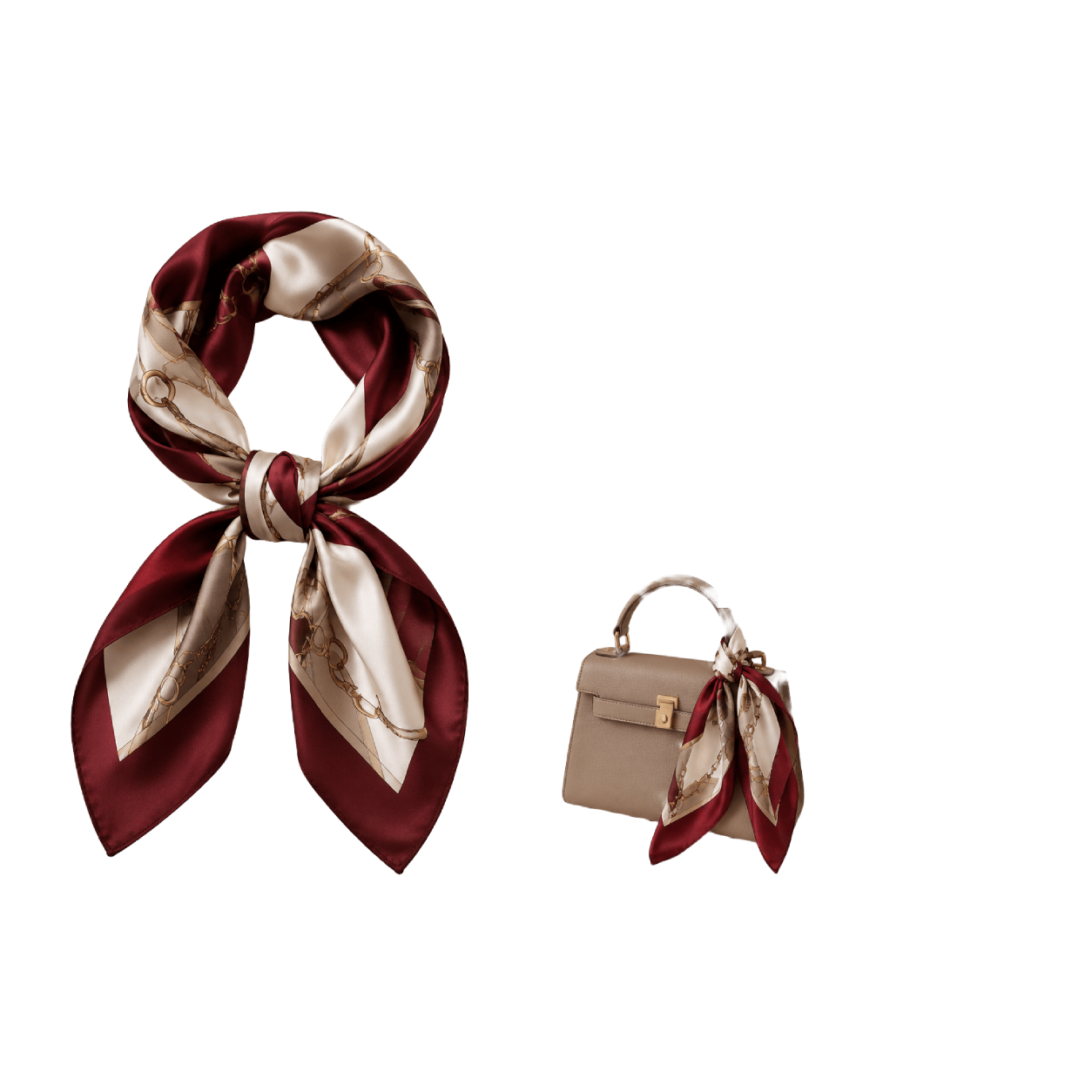 Mirelle Satin Knot Scarf