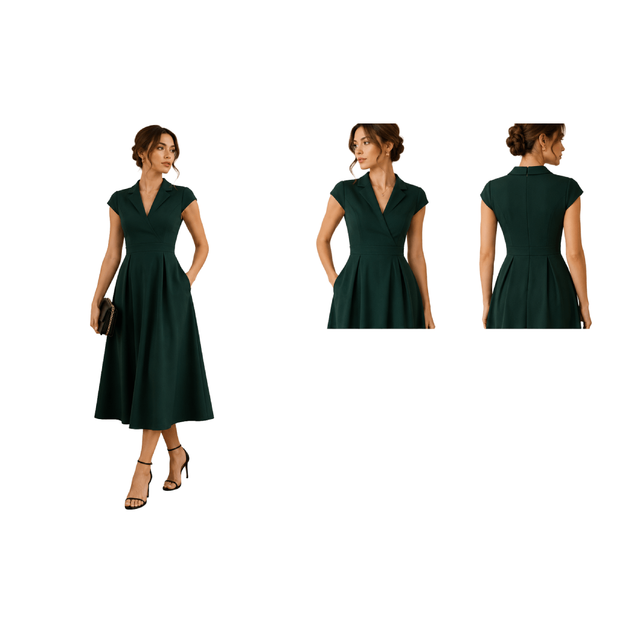 Seraphine Tailored Midi Dress alternate view