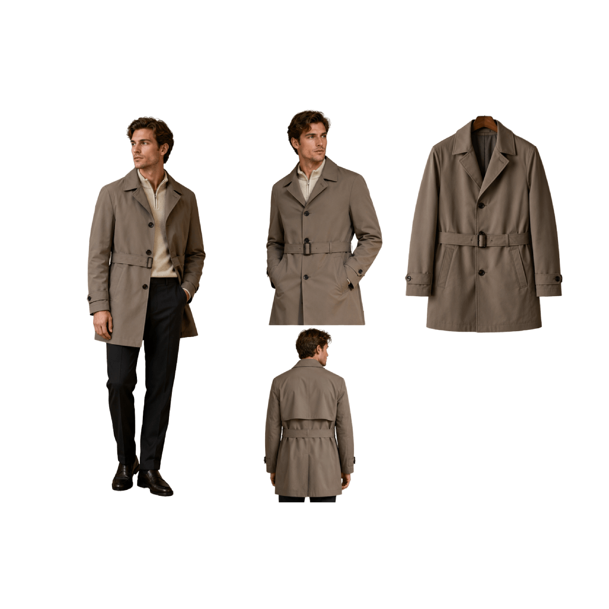 Valerian Modern Trench Jacket alternate view